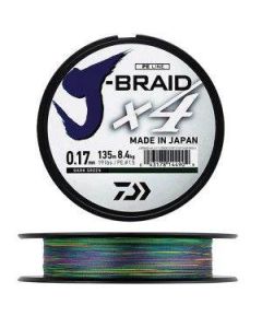 Daiwa J Braid X4 Multi Coloured 300m
