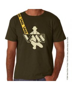 VASS Yellow Strap Printed T-shirt